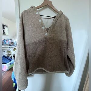 Outdoor voices original oatmeal mega fleece size small